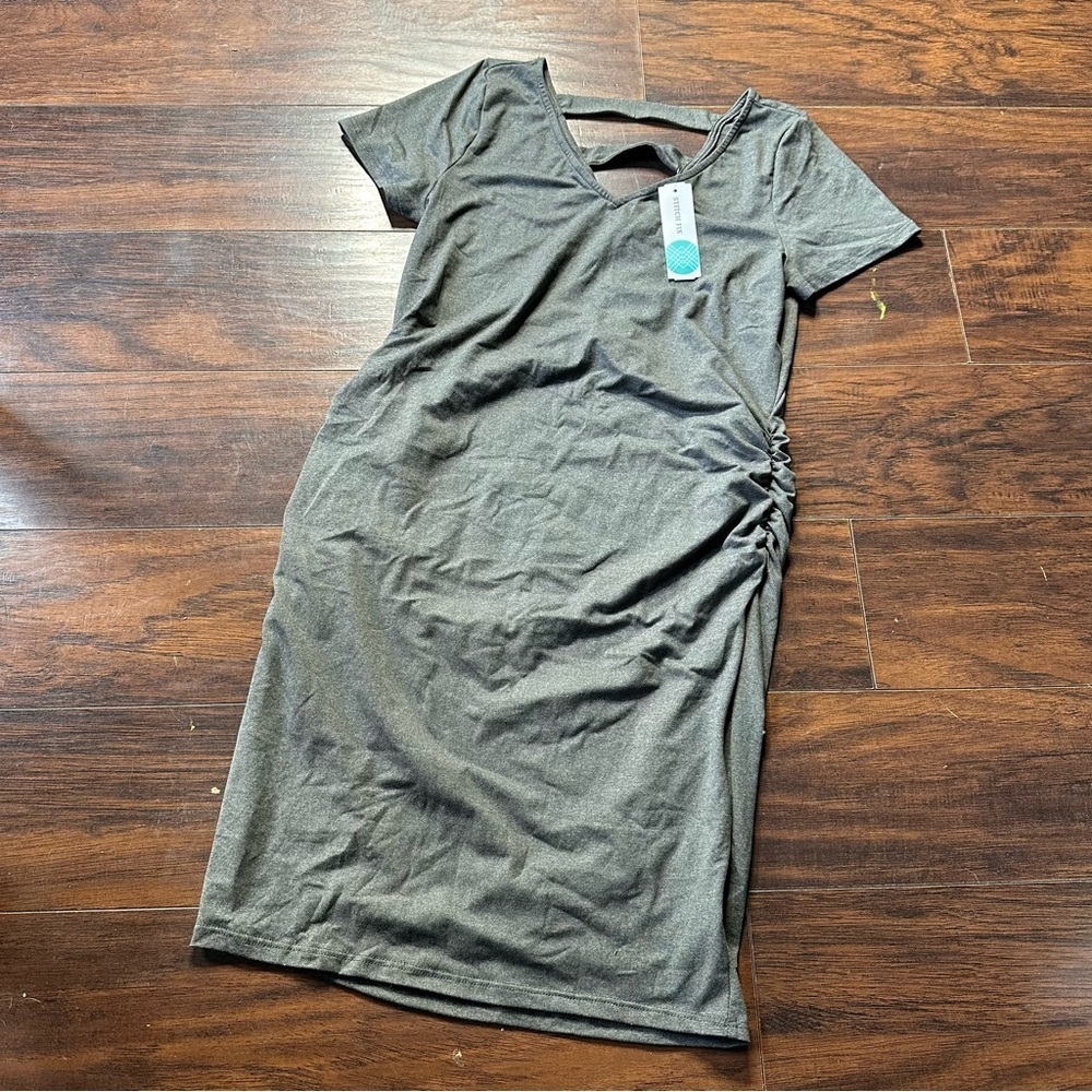 Full Moon Sophy Maternity Back Stretch Knit Dress